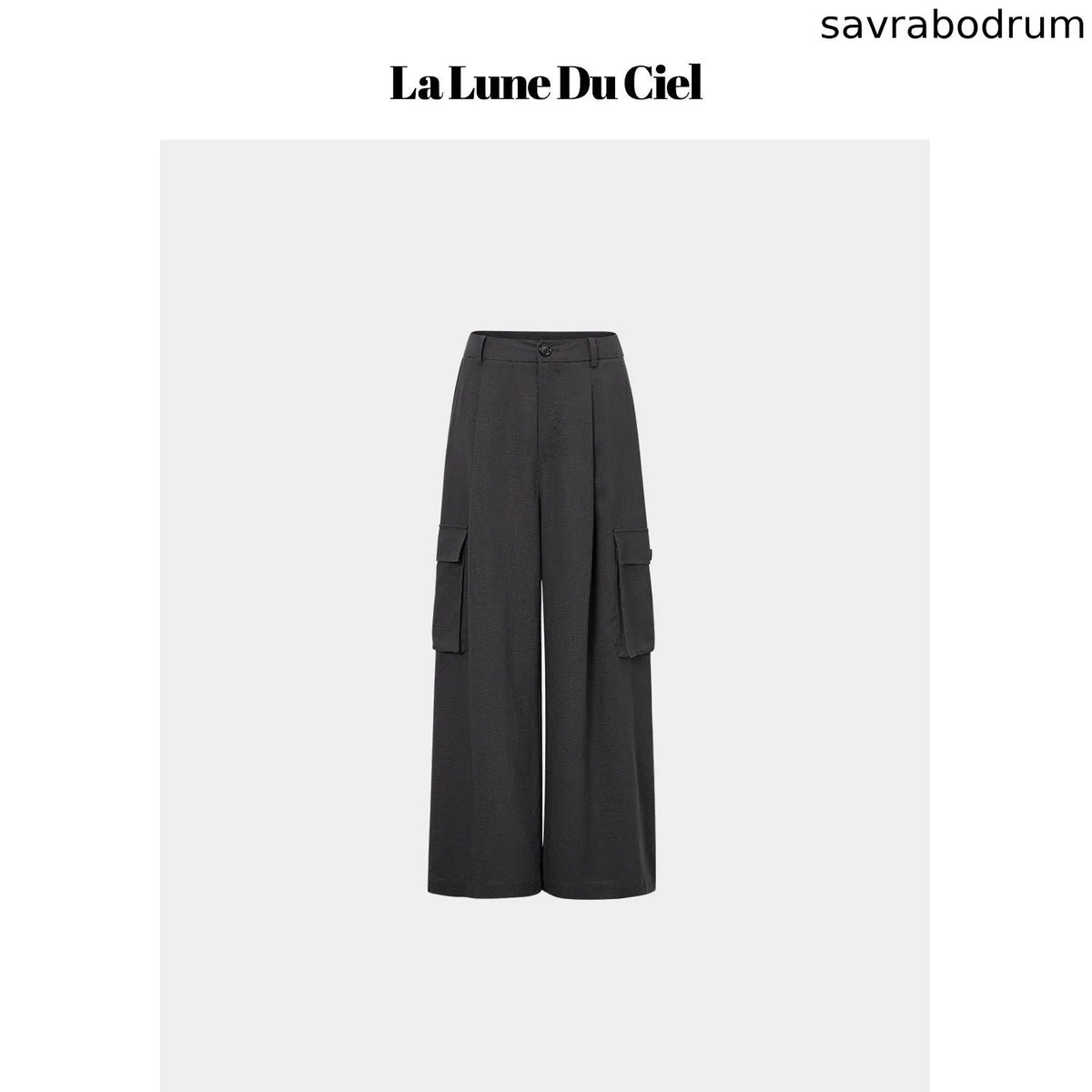 Drapey Straight-Leg Commuter Pants