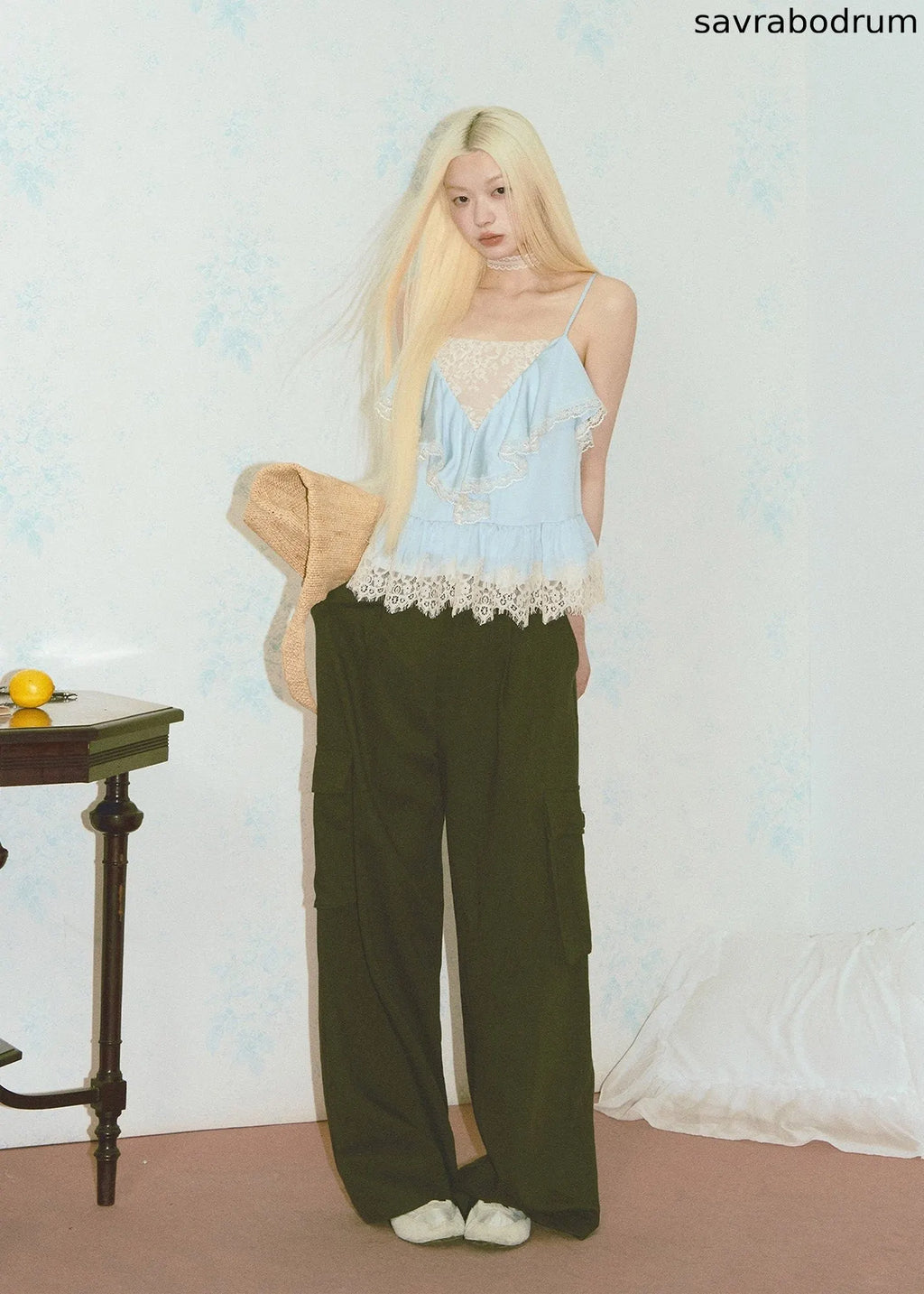 Drapey Straight-Leg Commuter Pants