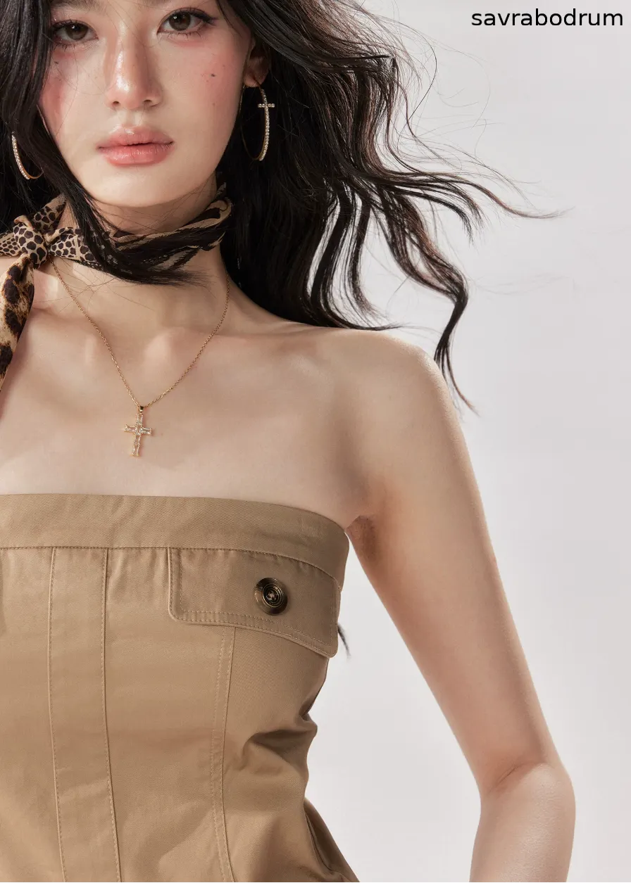 Desert Utility Bandeau Jumpsuit