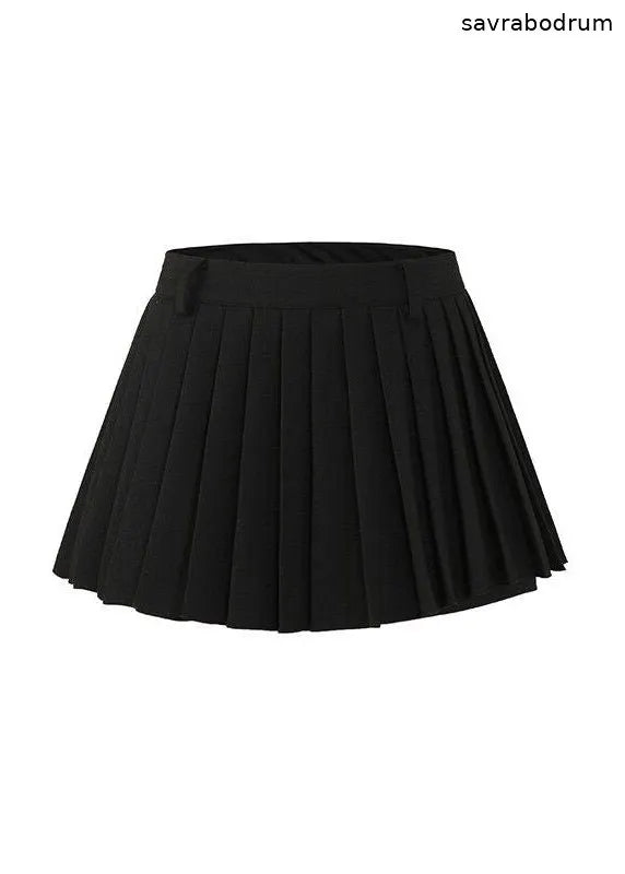 Midnight Preppy Pleated Set
