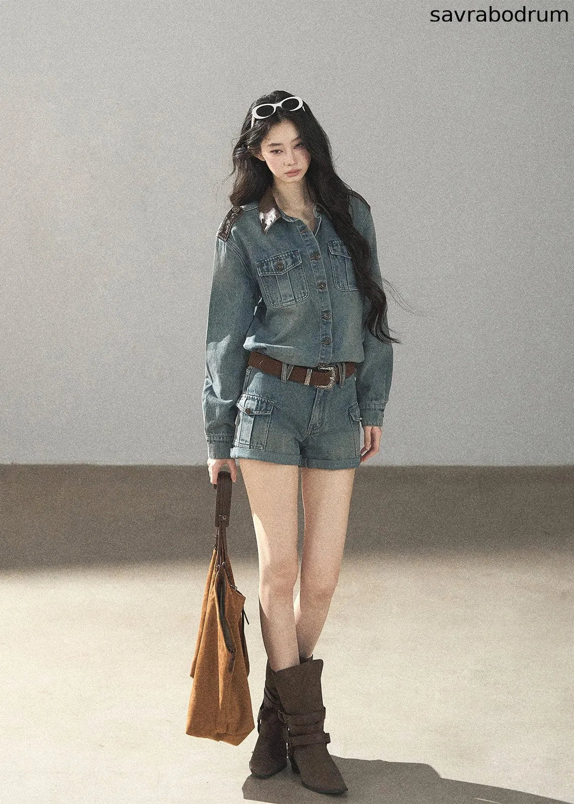 Sunny Day Denim Jacket & Shorts Set