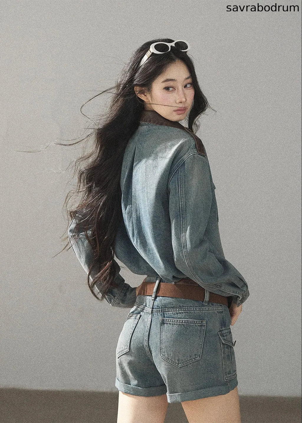 Sunny Day Denim Jacket & Shorts Set