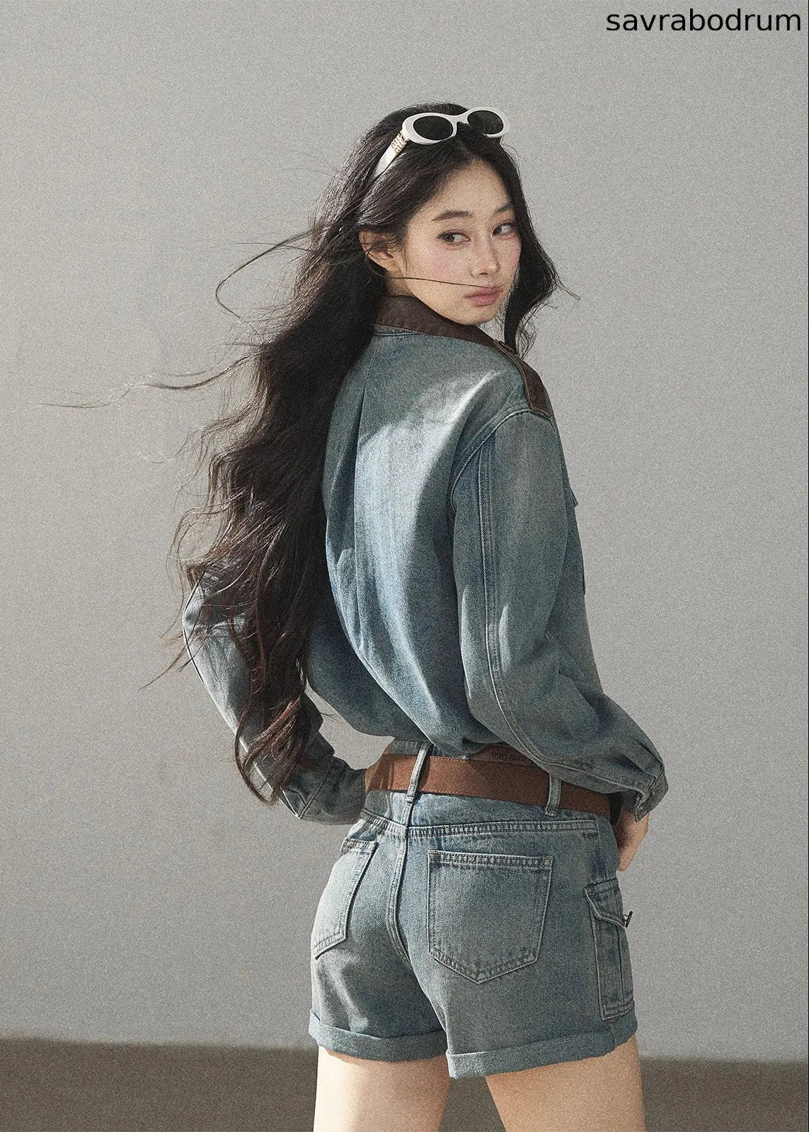 Sunny Day Denim Jacket & Shorts Set