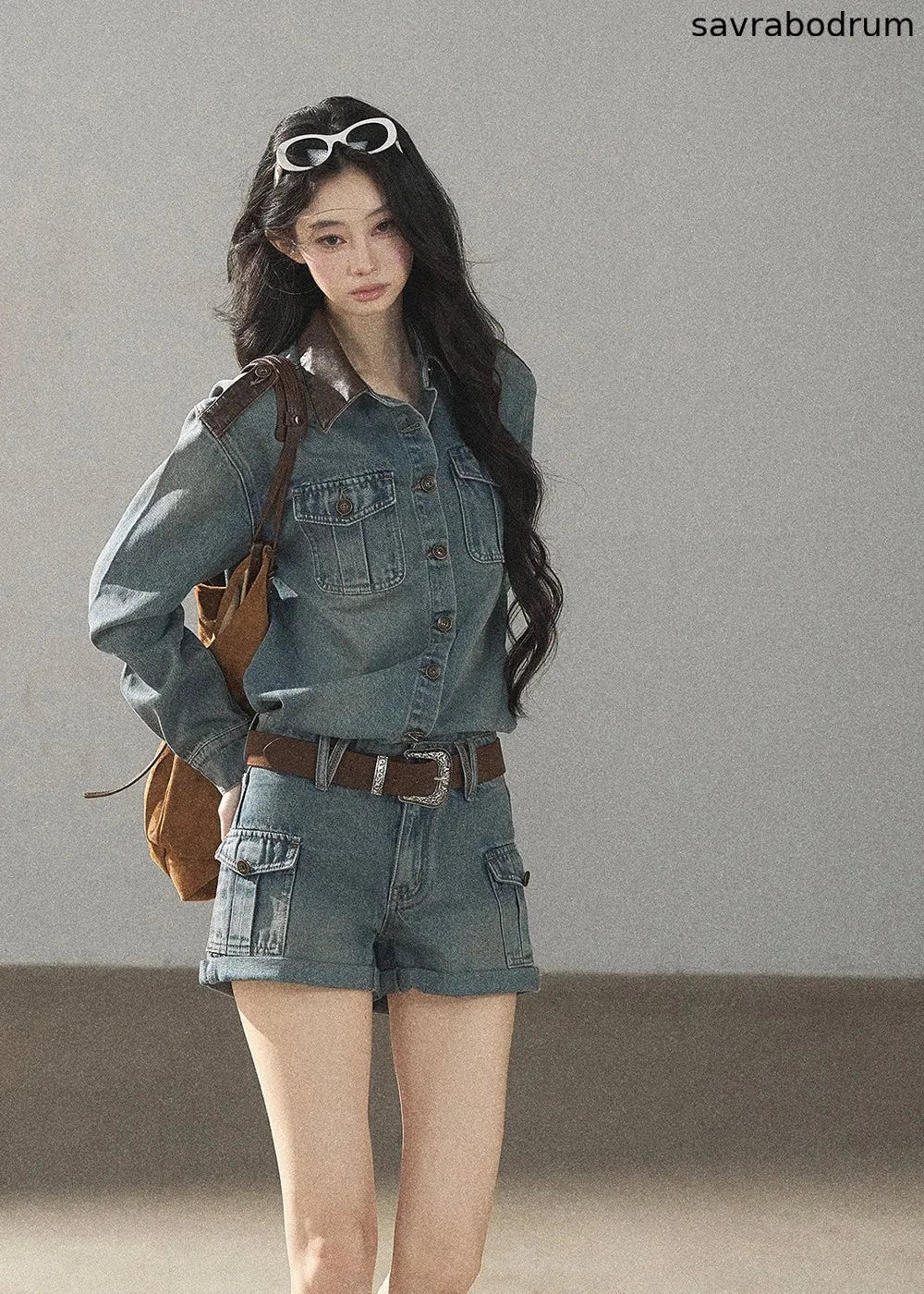 Sunny Day Denim Jacket & Shorts Set
