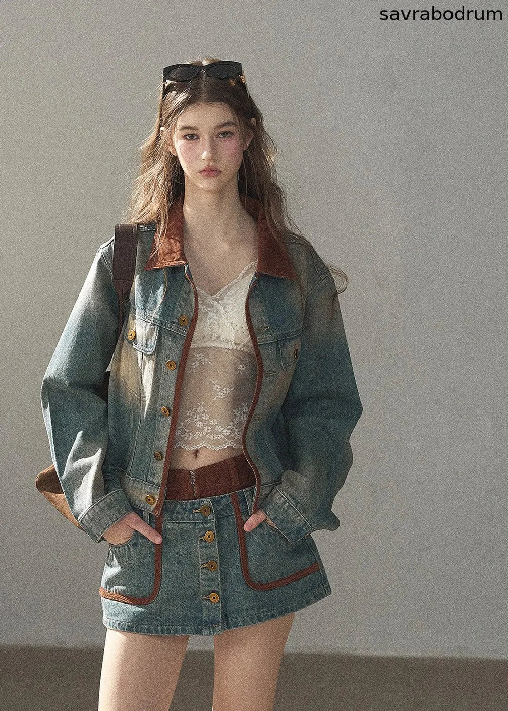 Close to Sunshine Denim Jacket & Mini Skirt Set