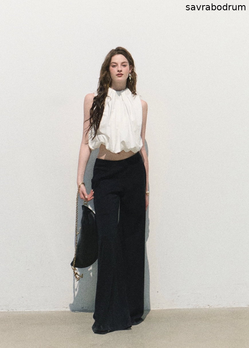 Carefree Traveler Modal Wide-Leg Pants