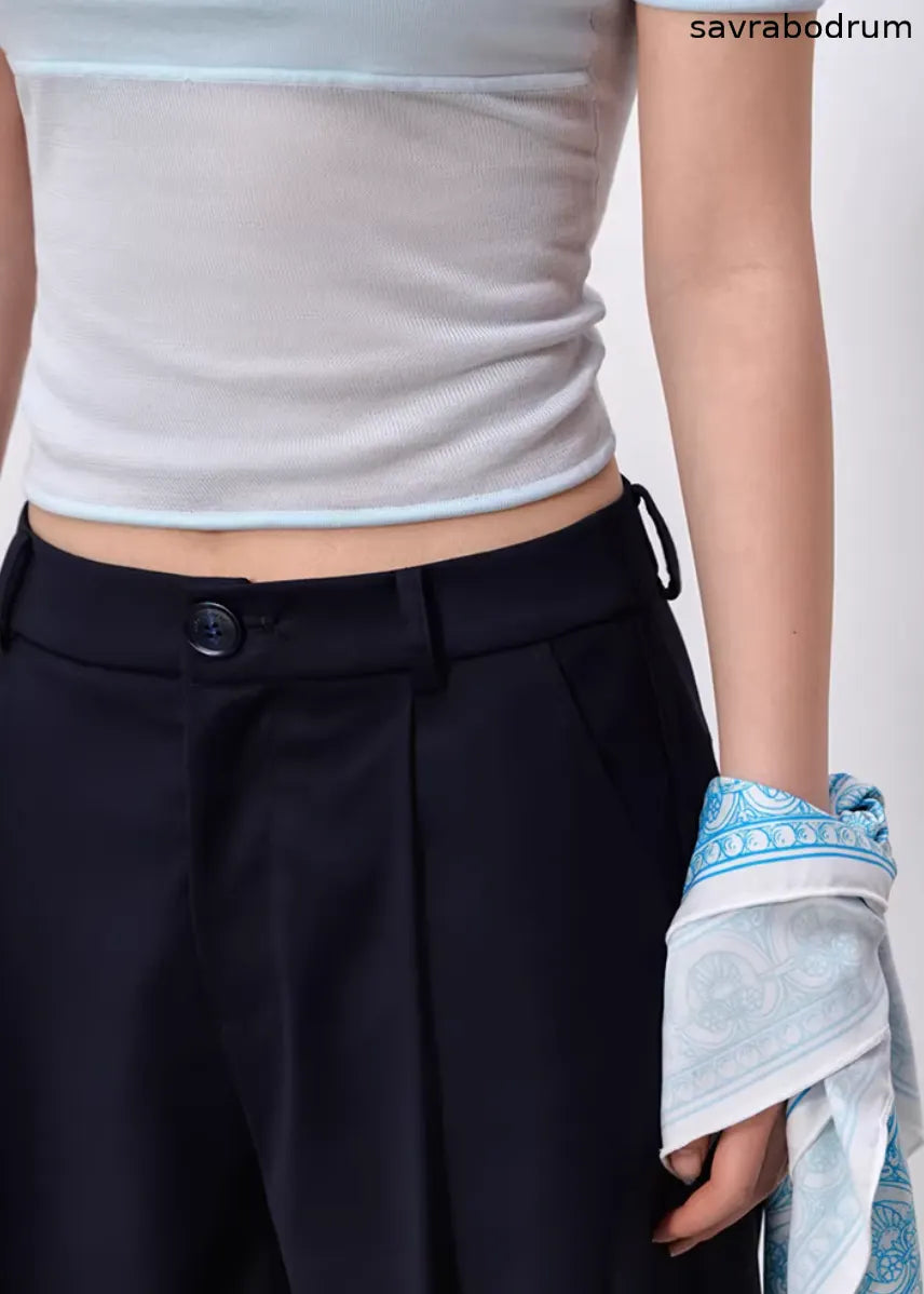 Midnight Tailored Shorts Set