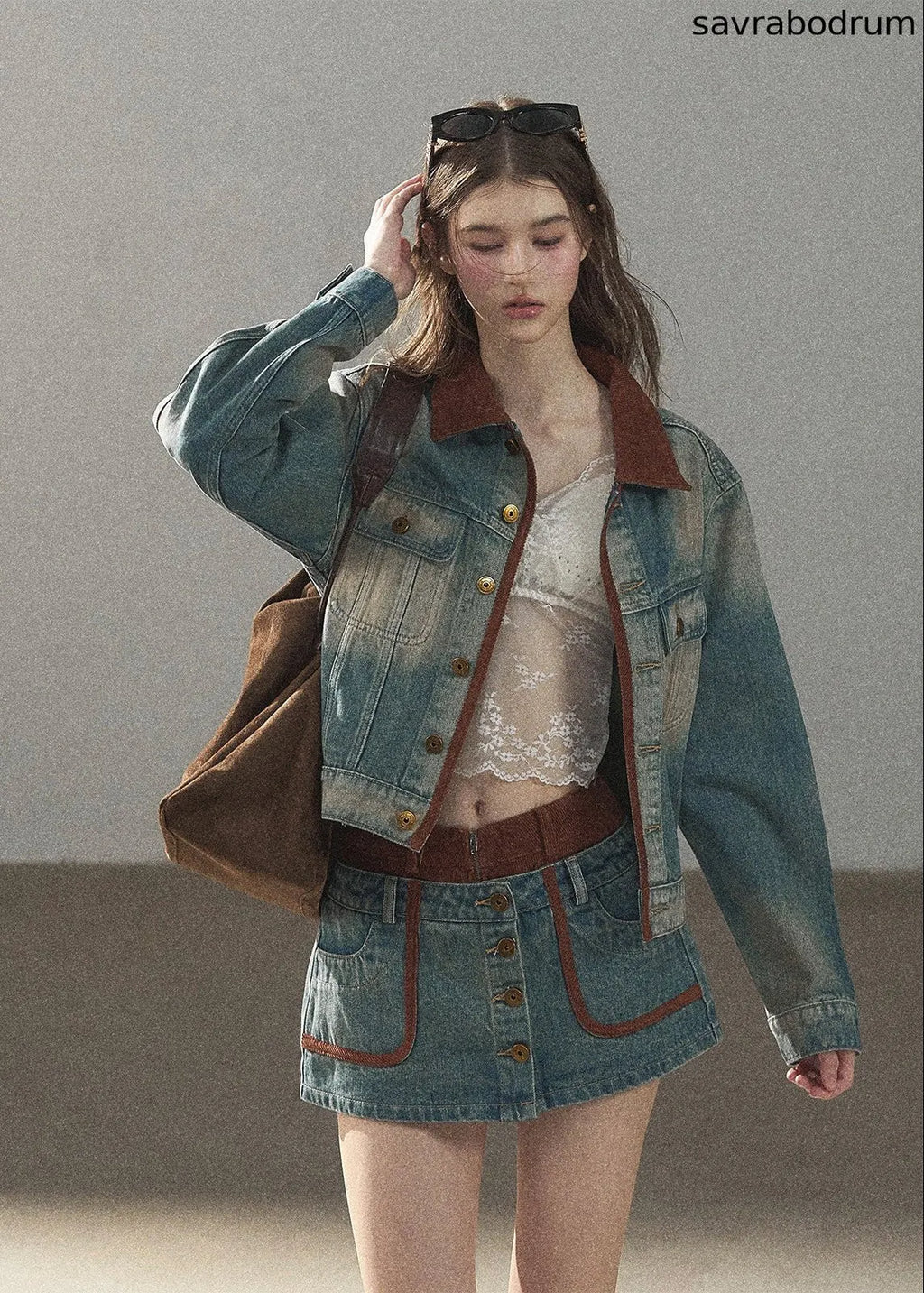 Close to Sunshine Denim Jacket & Mini Skirt Set