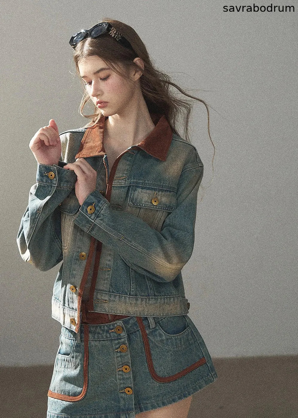 Close to Sunshine Denim Jacket & Mini Skirt Set
