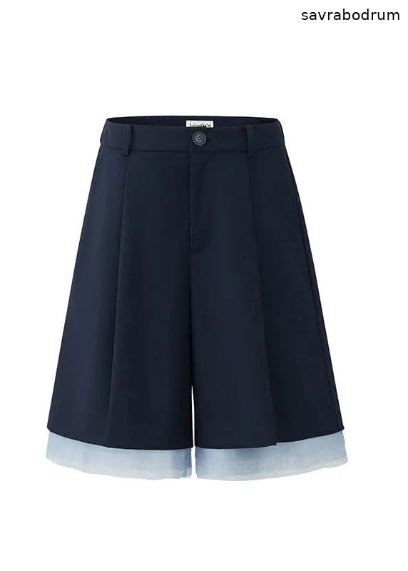 Midnight Tailored Shorts Set