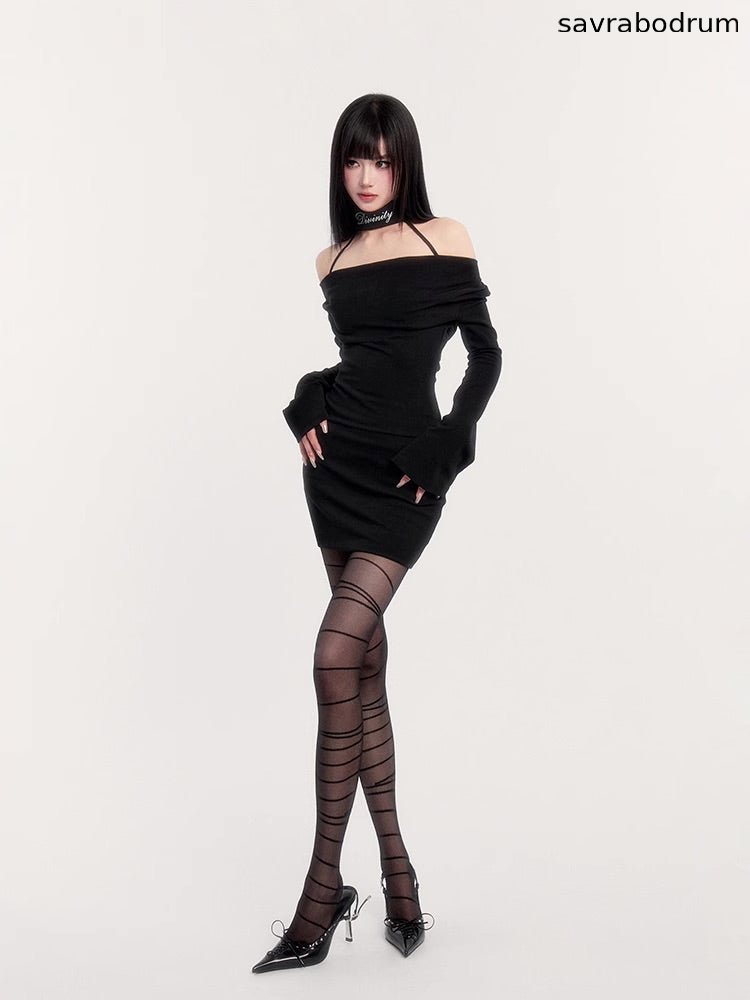 Collar Bodycon Dress