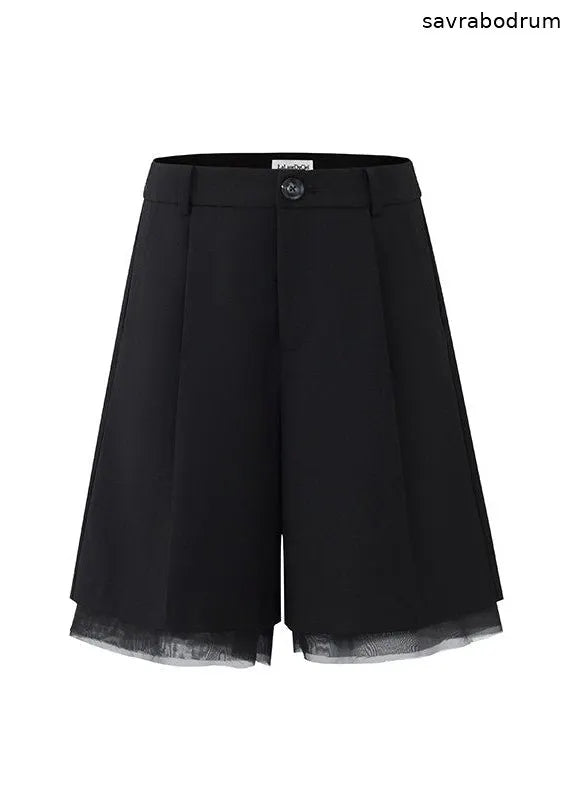 Midnight Tailored Shorts Set