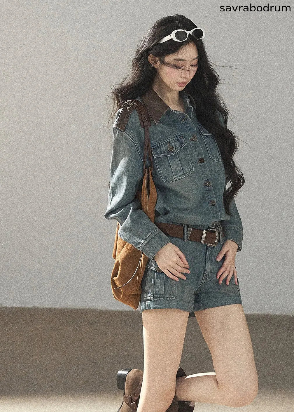 Sunny Day Denim Jacket & Shorts Set
