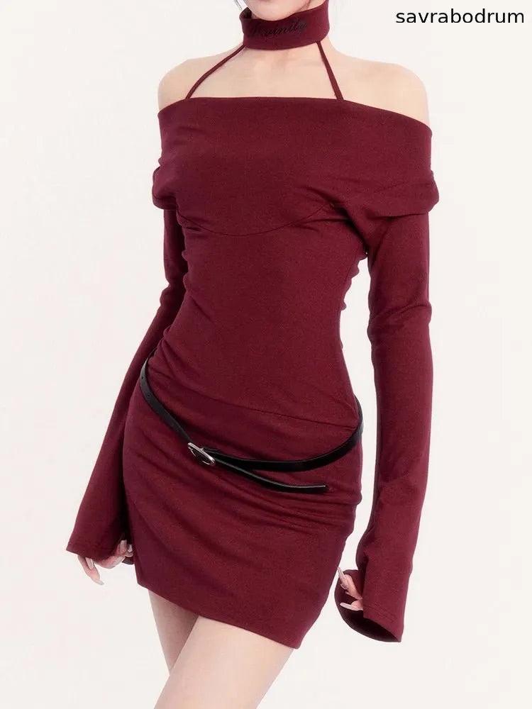 Collar Bodycon Dress