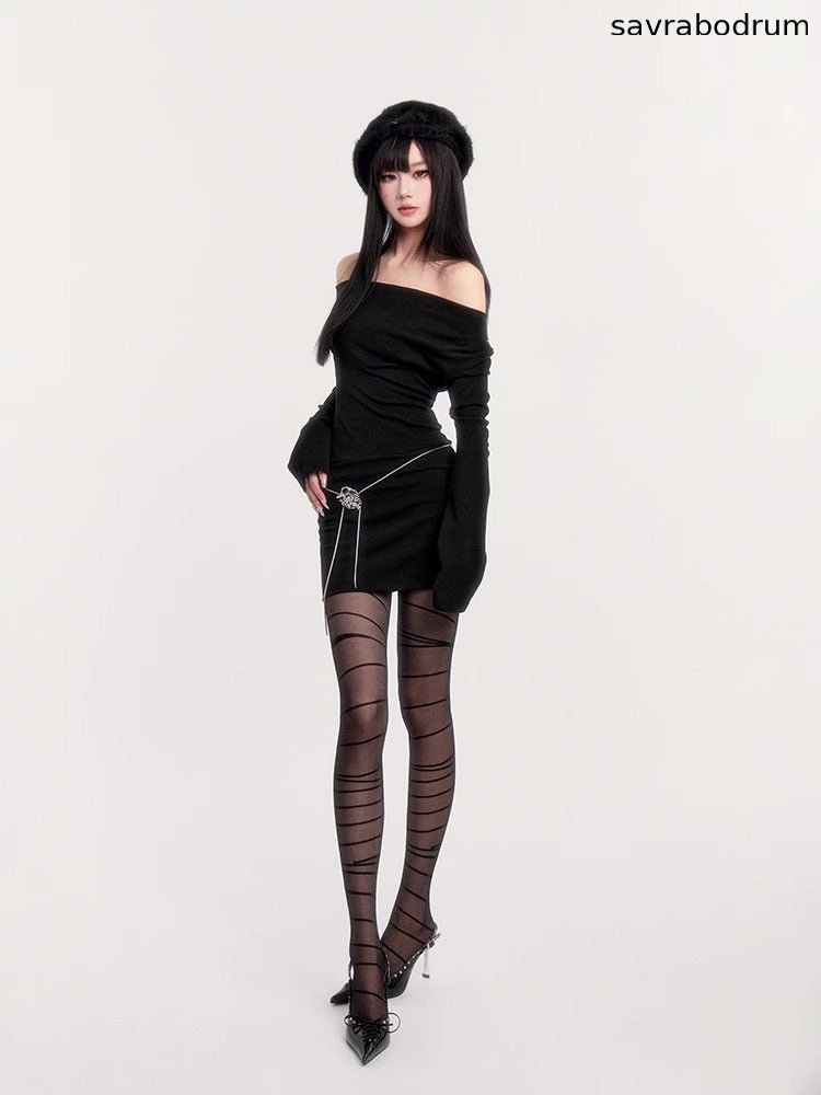 Collar Bodycon Dress