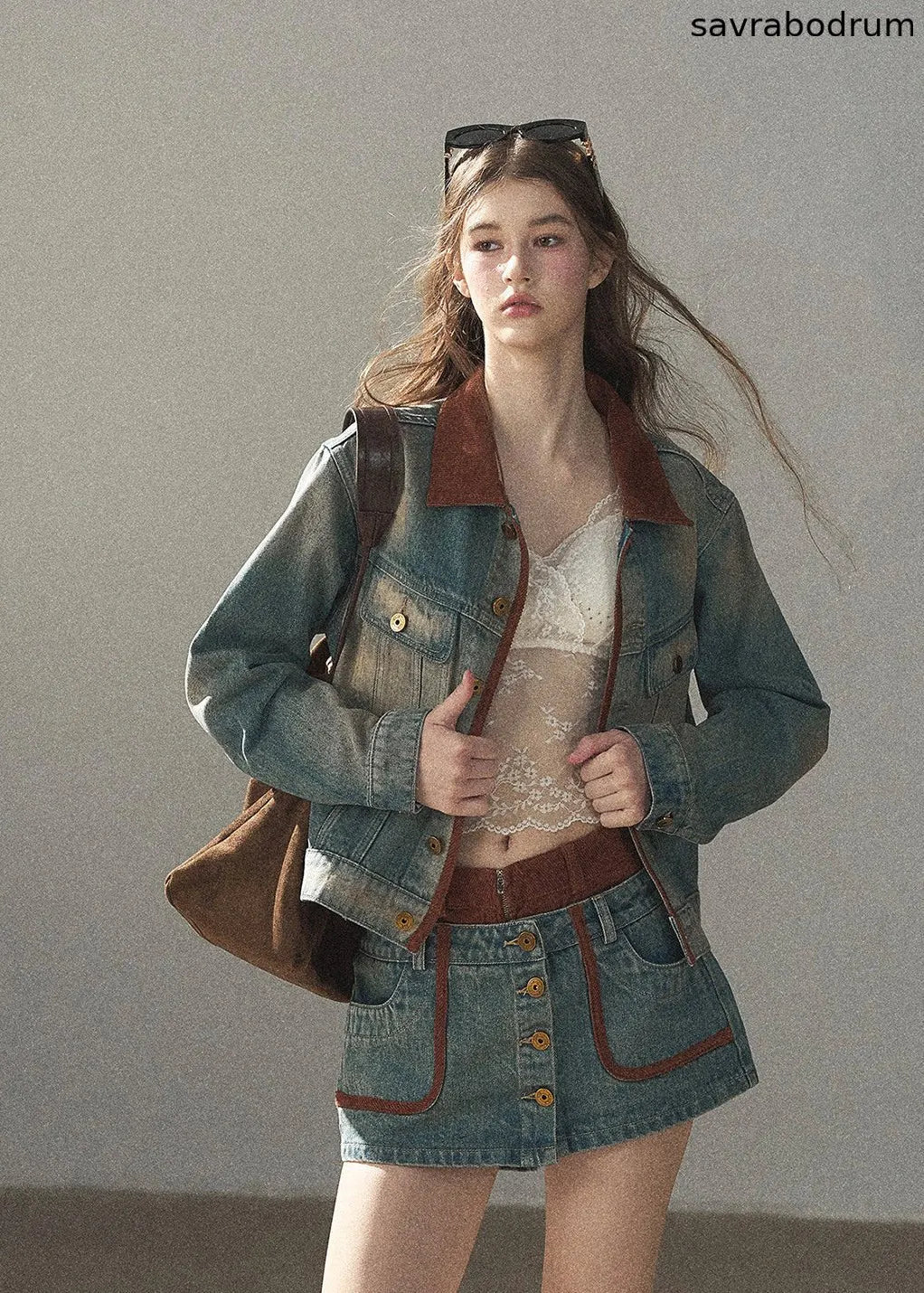 Close to Sunshine Denim Jacket & Mini Skirt Set