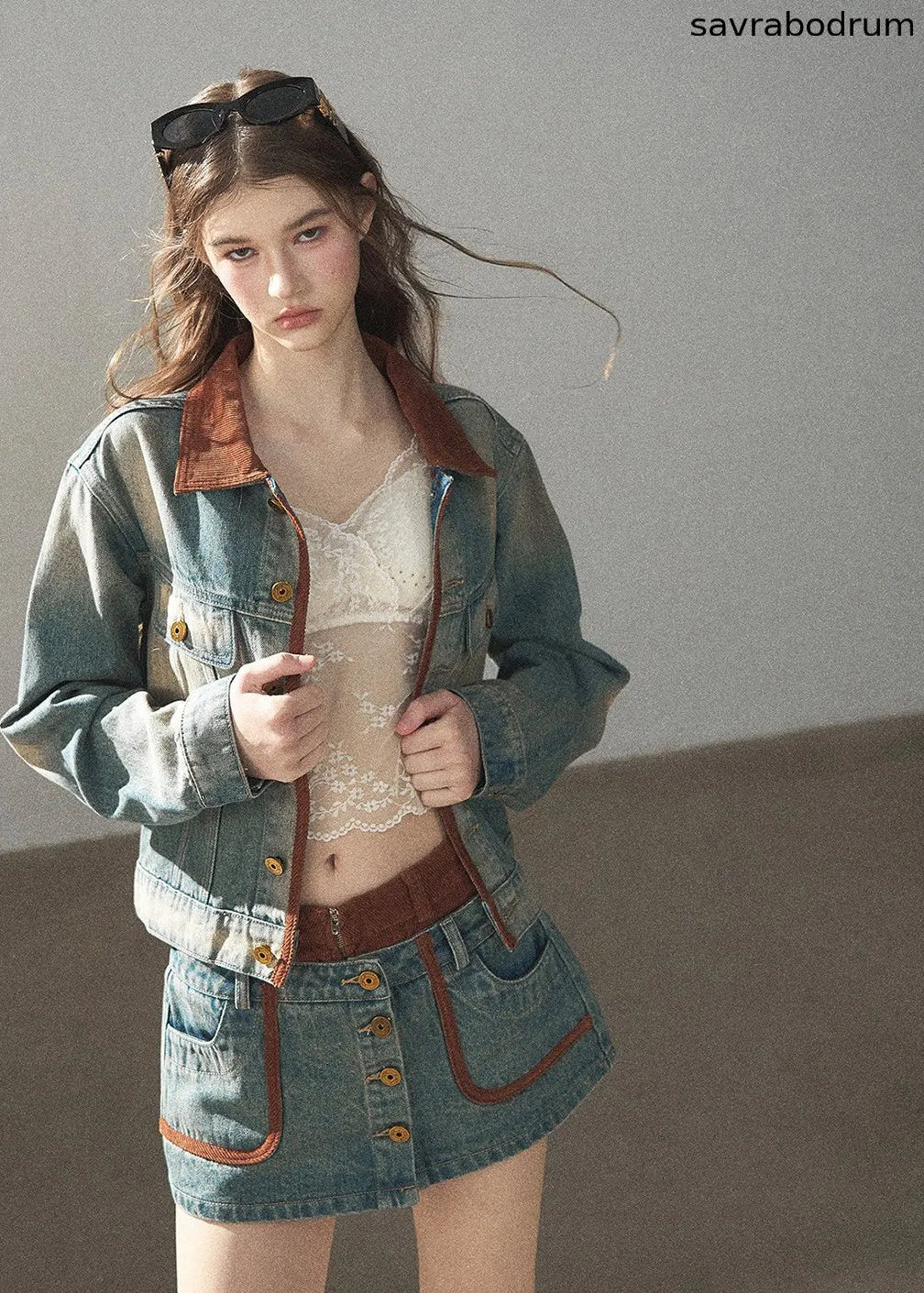 Close to Sunshine Denim Jacket & Mini Skirt Set