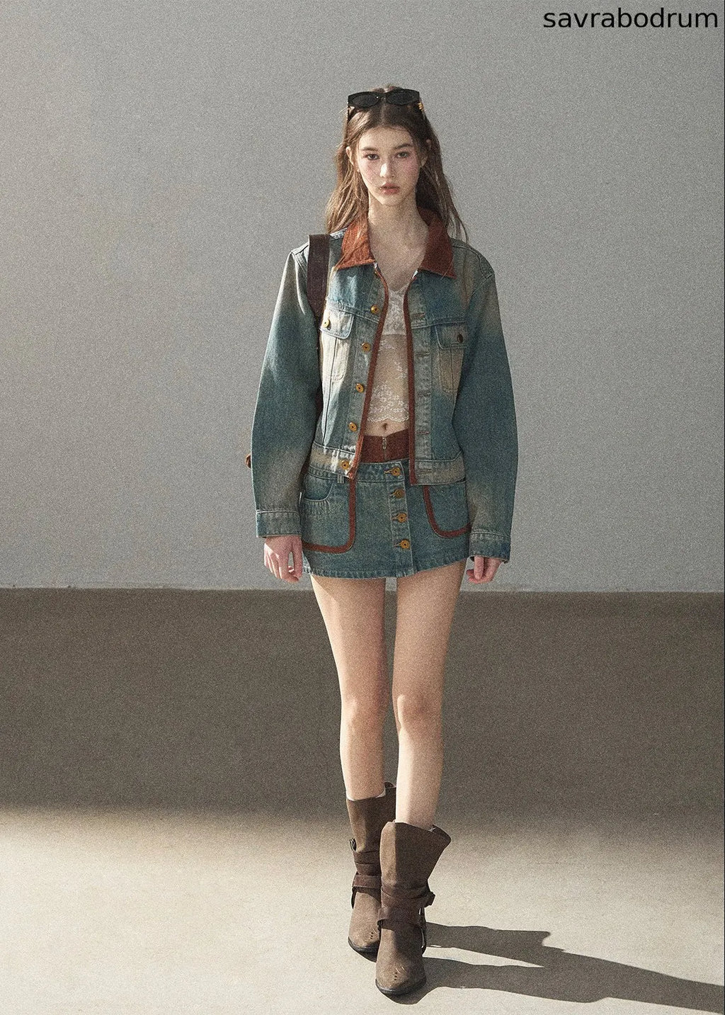 Close to Sunshine Denim Jacket & Mini Skirt Set