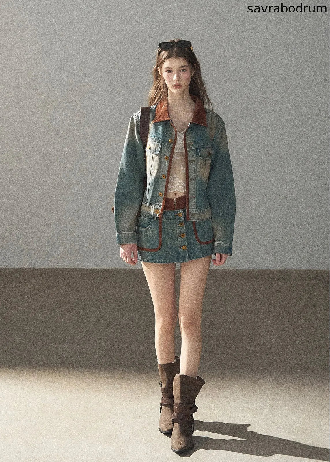 Close to Sunshine Denim Jacket & Mini Skirt Set