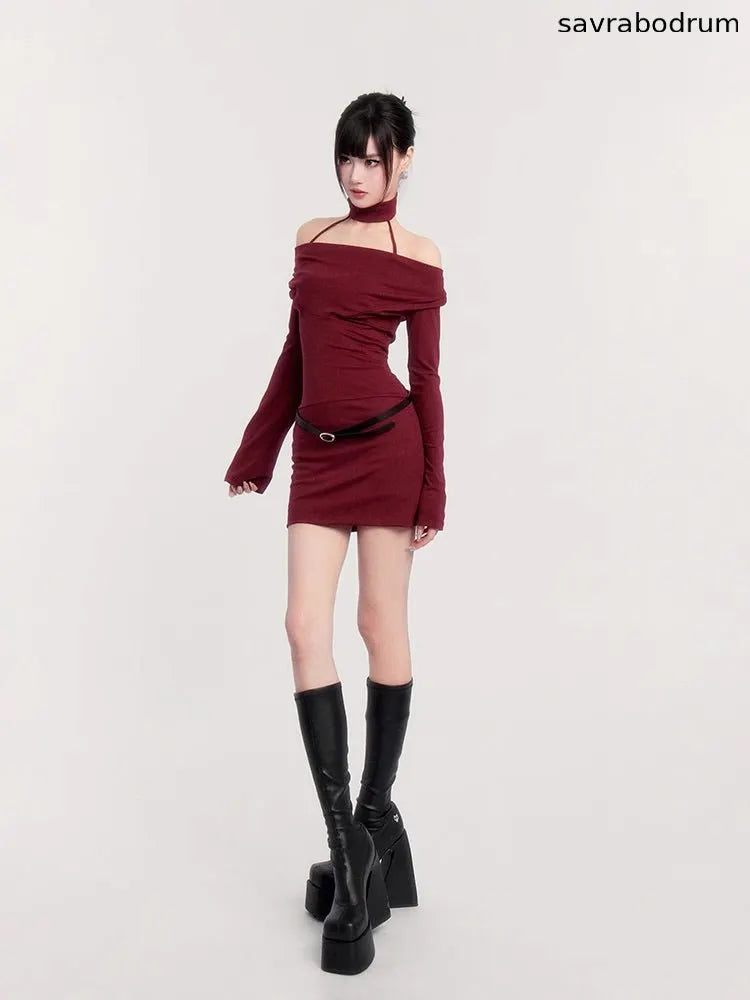 Collar Bodycon Dress