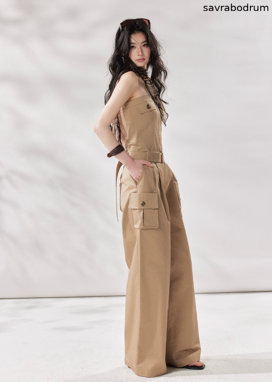 Desert Utility Bandeau Jumpsuit