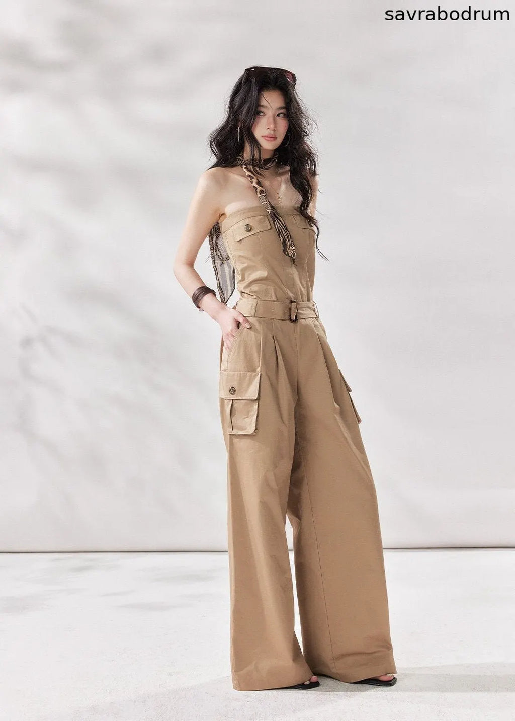 Desert Utility Bandeau Jumpsuit