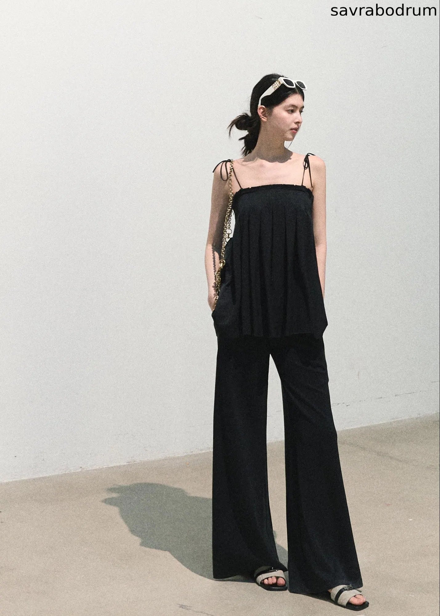 Carefree Traveler Modal Wide-Leg Pants