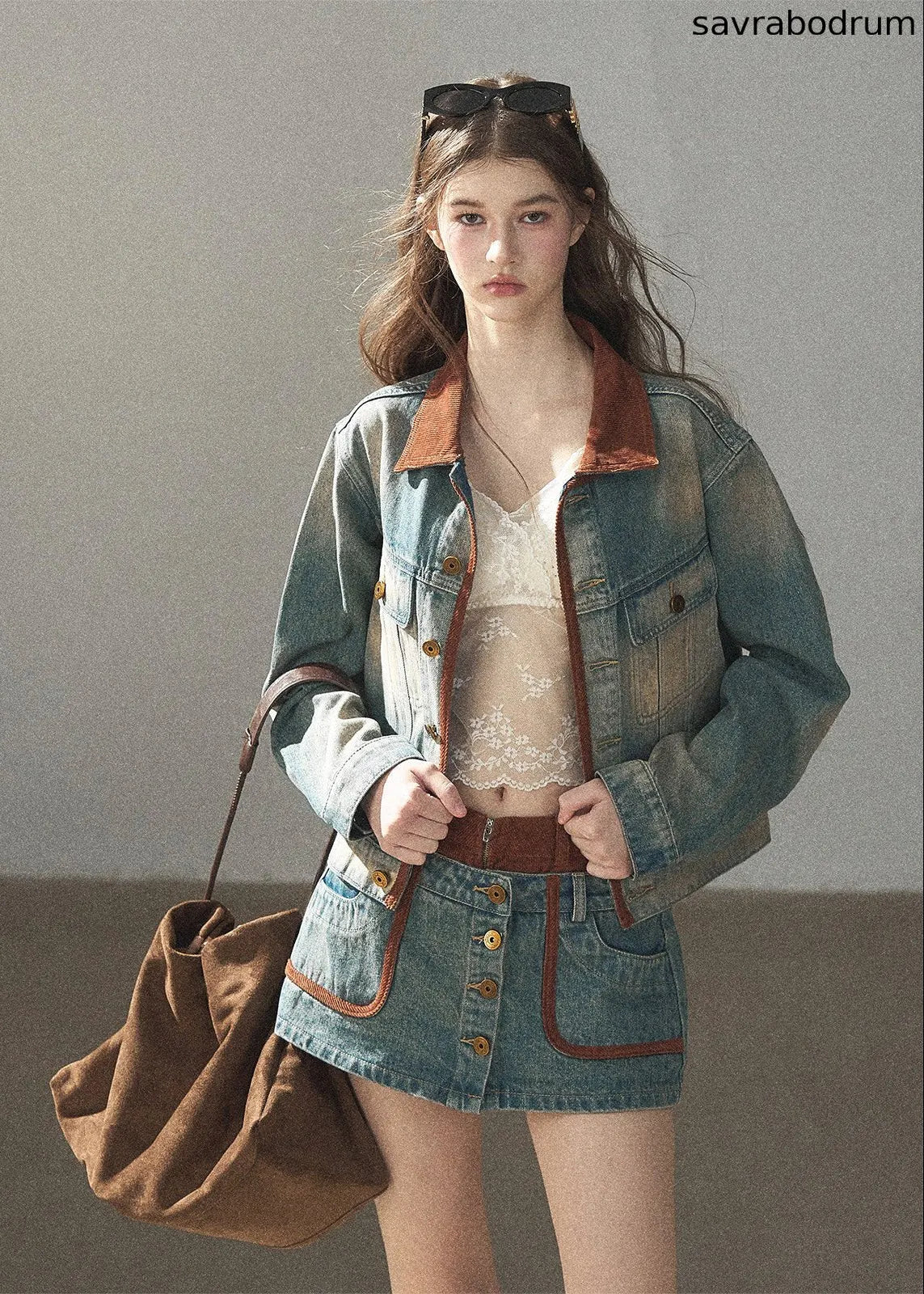 Close to Sunshine Denim Jacket & Mini Skirt Set