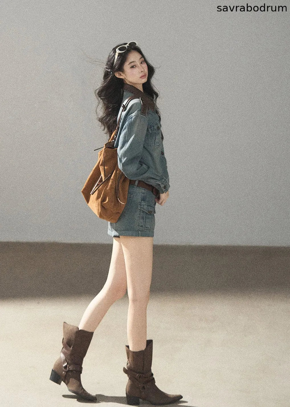 Sunny Day Denim Jacket & Shorts Set