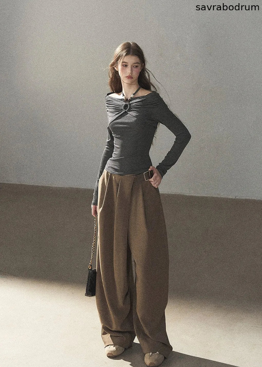 A Touch of Autumn Wide-Leg Pants