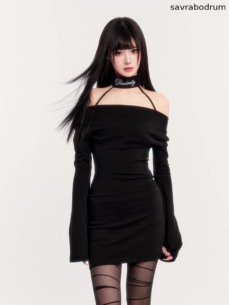 Collar Bodycon Dress