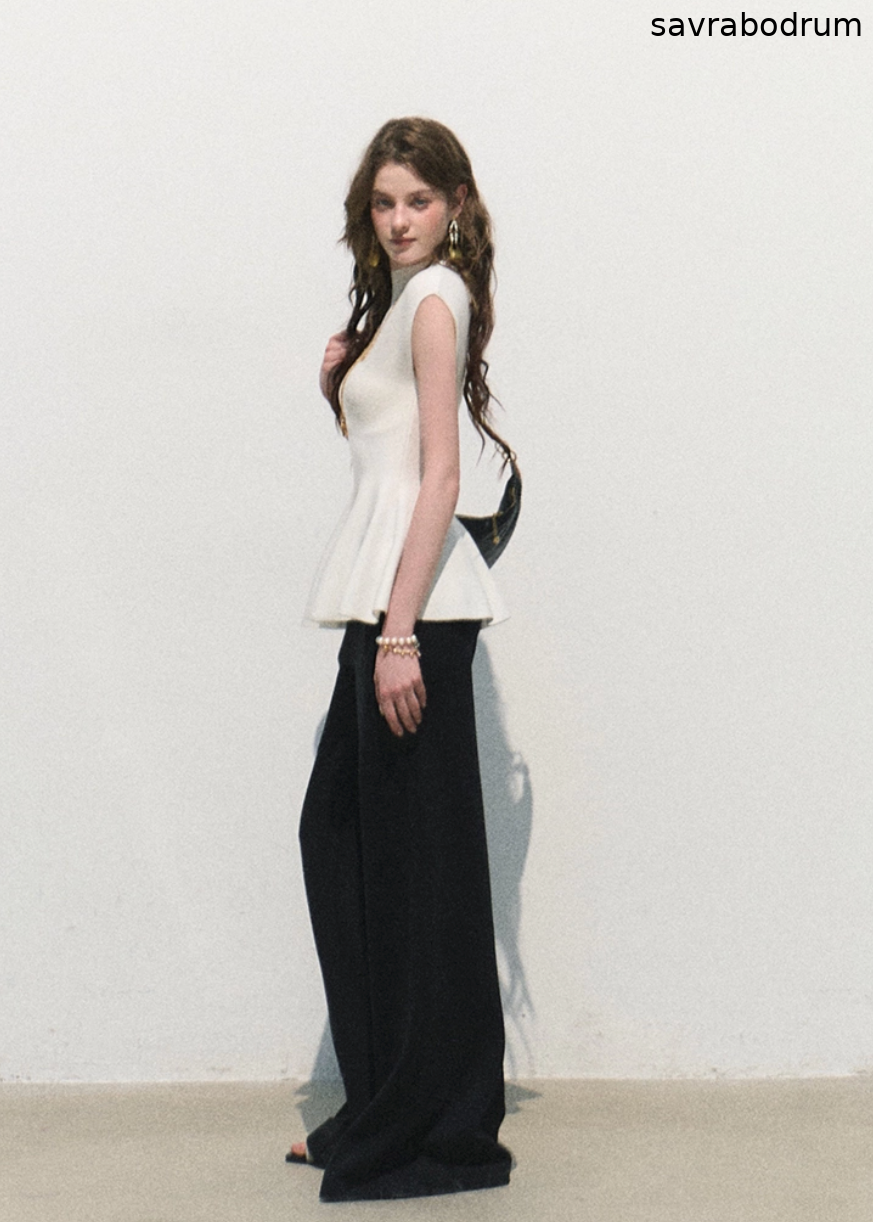 Carefree Traveler Modal Wide-Leg Pants