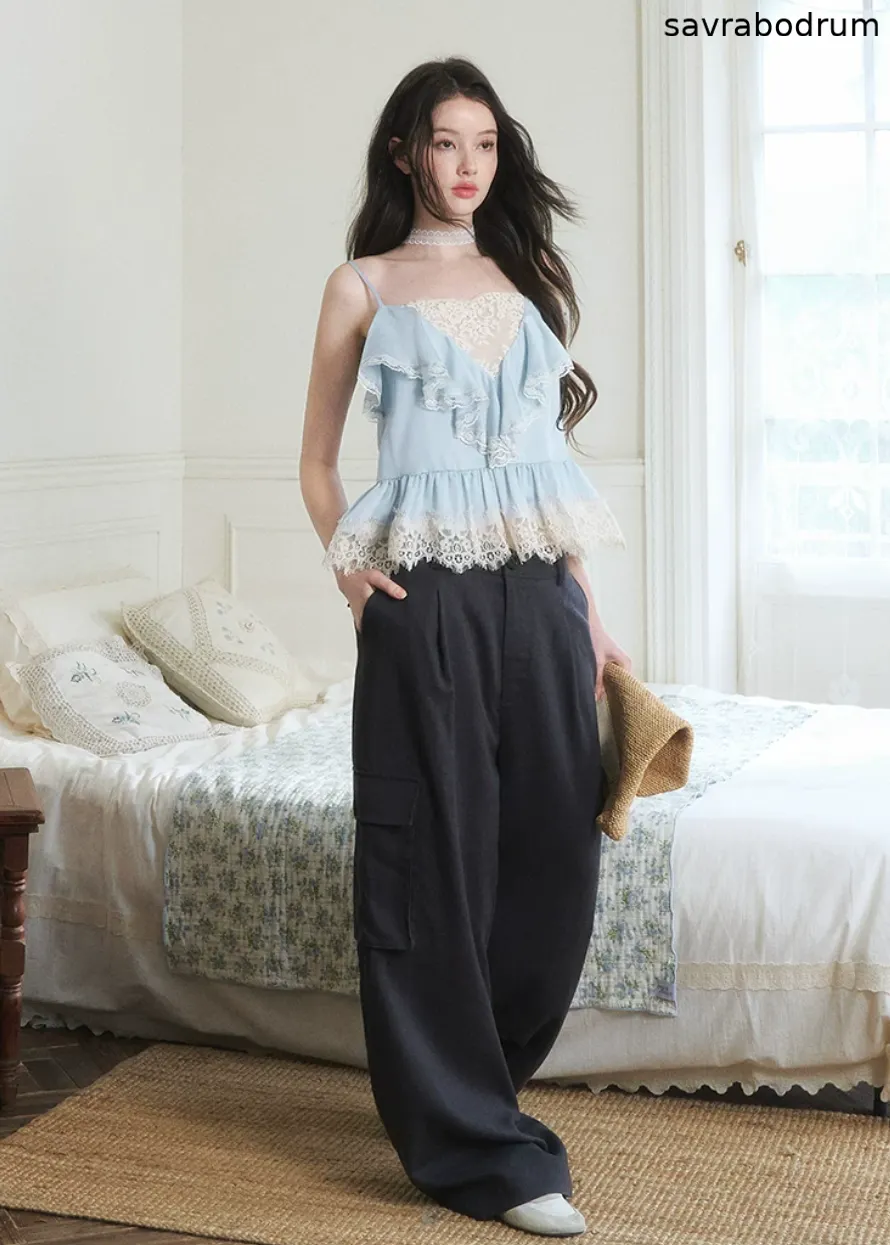 Drapey Straight-Leg Commuter Pants