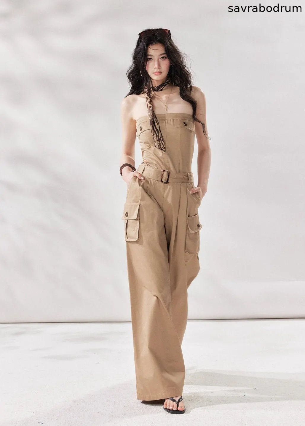 Desert Utility Bandeau Jumpsuit