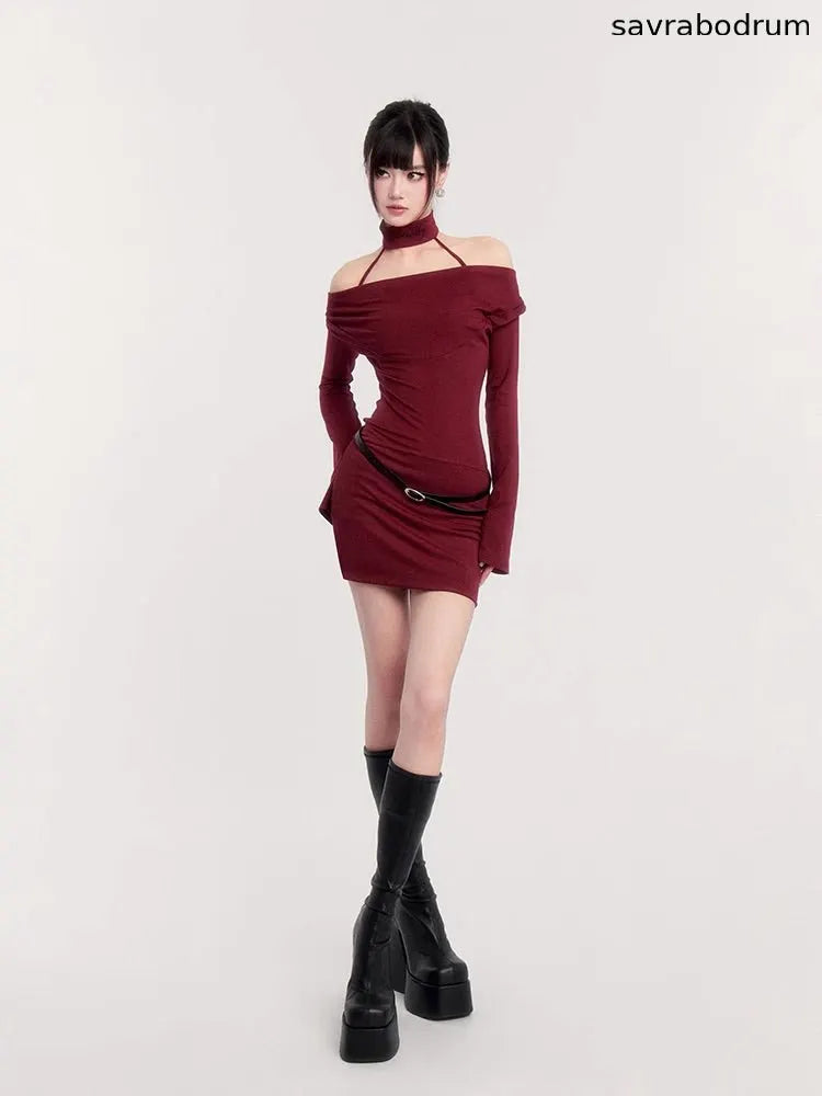 Collar Bodycon Dress